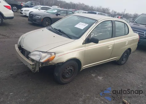 2002 Toyota Echo из США, поврежденный, VIN JTDBT123720256572